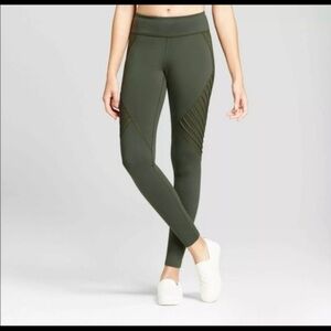 Joy Lab Women’s Gym Leggings Olive Green Size XL